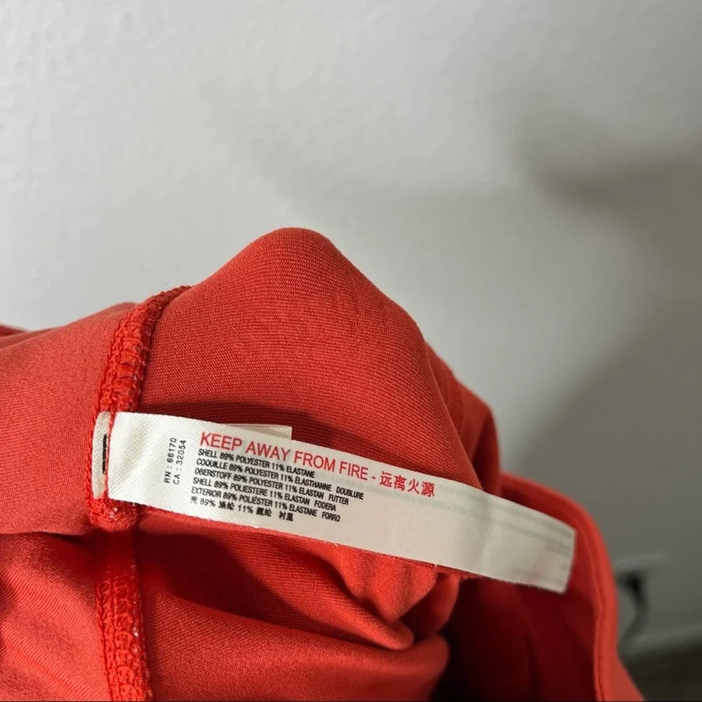 Free People Movement Coral Red Side Cutout High Waist Leggings Active Workout XS - Picture 8 of 10